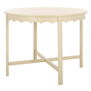 Safavieh Seraphina Round Dining Table – Classic Style For Inviting Gatherings, Perfect For Any Decor Setting Sand DTB5700A