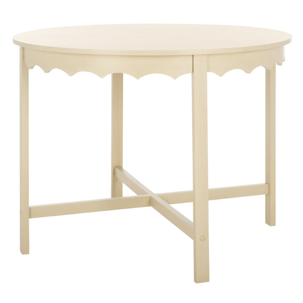 Safavieh Seraphina Round Dining Table – Classic Style For Inviting Gatherings, Perfect For Any Decor Setting Sand DTB5700A