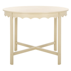 Safavieh Seraphina Round Dining Table – Classic Style For Inviting Gatherings, Perfect For Any Decor Setting Sand DTB5700A