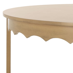 Safavieh Seraphina Round Dining Table – Classic Style For Inviting Gatherings, Perfect For Any Decor Setting Desert Brown DTB5700B