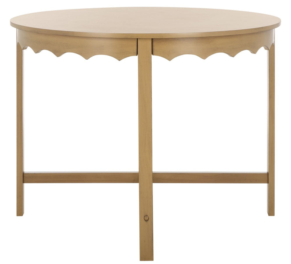 Safavieh Seraphina Round Dining Table – Classic Style For Inviting Gatherings, Perfect For Any Decor Setting Desert Brown DTB5700B