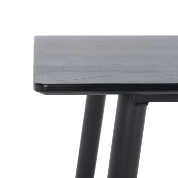 Safavieh Acre Dining Table - Contemporary Black & Gold Design, Durable Mahogany, Perfect For Modern Dining Spaces DTB5800A
