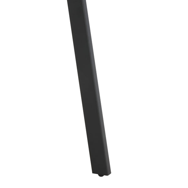 Safavieh Leith Dining Table - Mid-Century Scandinavian Design With Natural Wood & Bold Black Accents, Seats 6 DTB5801A