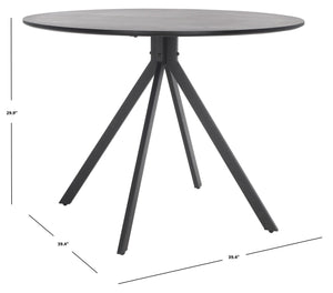 Safavieh Skyden Dining Table - Contemporary Bistro Design With Sculptural Pedestal Base For Small Spaces DTB5804A