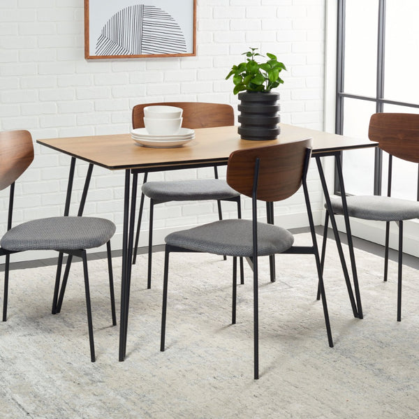 Safavieh Lexzandra Dining Table - Retro-Industrial Charm With Mixed-Leg Design For Modern Elegance & Style DTB5805A