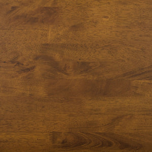 Safavieh Pelant Solid Rubberwood Dining Table Seats Four with Sharp Mid-Century Modern Lines Walnut DTB5900A