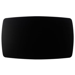 Safavieh Pelant Solid Rubberwood Dining Table Seats Four with Sharp Mid-Century Modern Lines Black DTB5900B