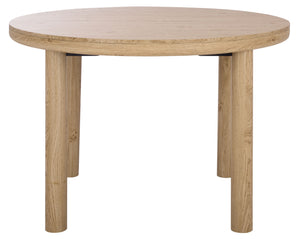 Safavieh Detroitee Elegant Round Dining Table – Timeless Wooden Centerpiece For Gatherings And Décor  Wood Dtb6400a