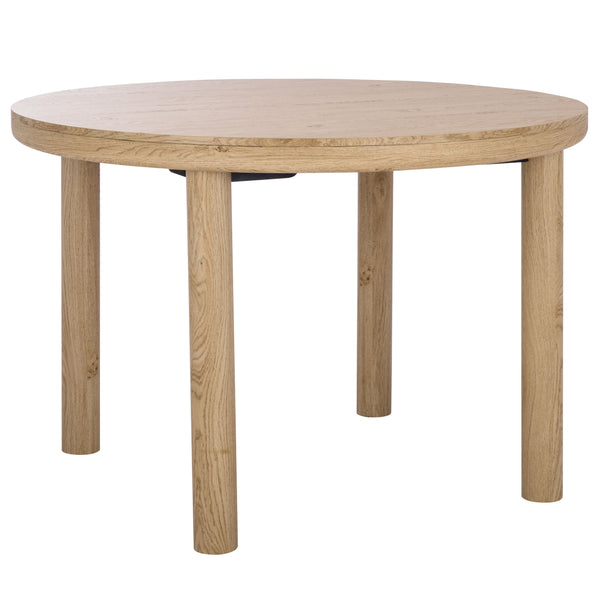 Safavieh Detroitee Elegant Round Dining Table – Timeless Wooden Centerpiece For Gatherings And Décor  Wood Dtb6400a