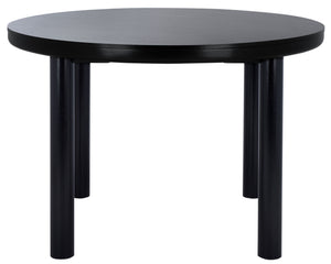 Safavieh Detroitee Elegant Round Dining Table – Timeless Wooden Centerpiece For Gatherings And Décor  Wood Dtb6400b