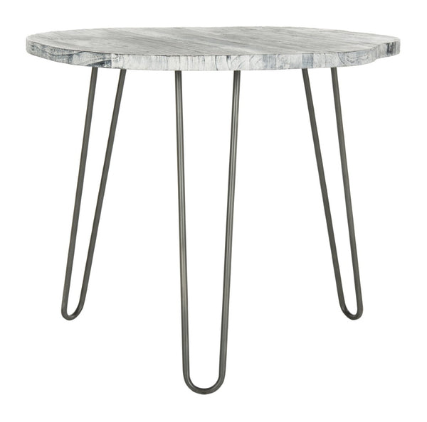 Safavieh Mindy Wood Top Dining Table - Vintage-Inspired Chic Design For Modern Homes And Elegant Dining Spaces Grey/White Wash DTB6500B