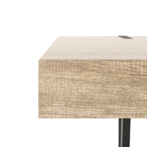 Safavieh Alyssa Rustic Midcentury Dining Table - Canyon Grey Wood Top With Sturdy Hairpin Legs For Versatile Style Multi/Brown/Black Metal Legs DTB7000A