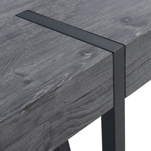 Safavieh Alyssa Rustic Midcentury Dining Table - Canyon Grey Wood Top With Sturdy Hairpin Legs For Versatile Style Black Oak / Black Legs DTB7000B