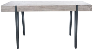 Safavieh Alyssa Rustic Midcentury Dining Table - Canyon Grey Wood Top With Sturdy Hairpin Legs For Versatile Style Grey Oak / Black Legs DTB7000C