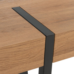 Safavieh Alyssa Rustic Midcentury Dining Table - Canyon Grey Wood Top With Sturdy Hairpin Legs For Versatile Style Natural Brown / Black Legs DTB7000D