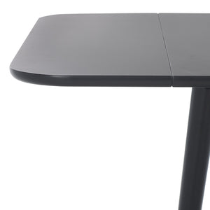 Damarius Drop-Leaf Dining Table With Space-Saving Design, Modern Minimalist Wood Top For Small Homes
