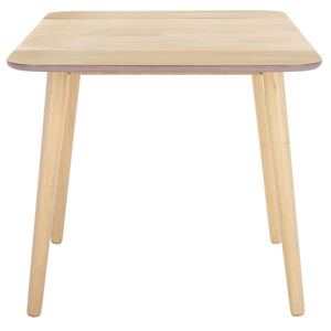 Damarius Drop-Leaf Dining Table With Space-Saving Design, Modern Minimalist Wood Top For Small Homes