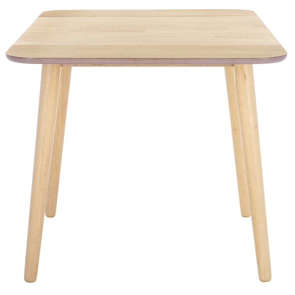 Damarius Drop-Leaf Dining Table With Space-Saving Design, Modern Minimalist Wood Top For Small Homes