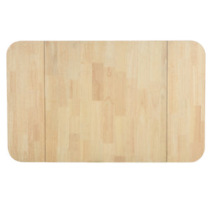 Damarius Drop-Leaf Dining Table With Space-Saving Design, Modern Minimalist Wood Top For Small Homes