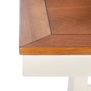 Safavieh Akash Rectangle Dining Table - Farmhouse Charm With Two-Tone Finish For Modern & Traditional Spaces DTB9210A