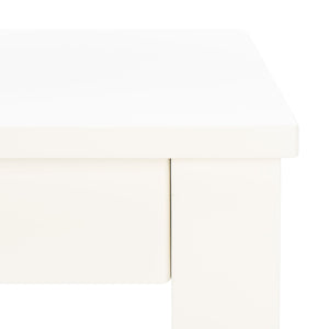 Safavieh Silio Rectangle Dining Table - Modern Parson'S Design For Timeless Elegance In Any Dining Space White DTB9213B