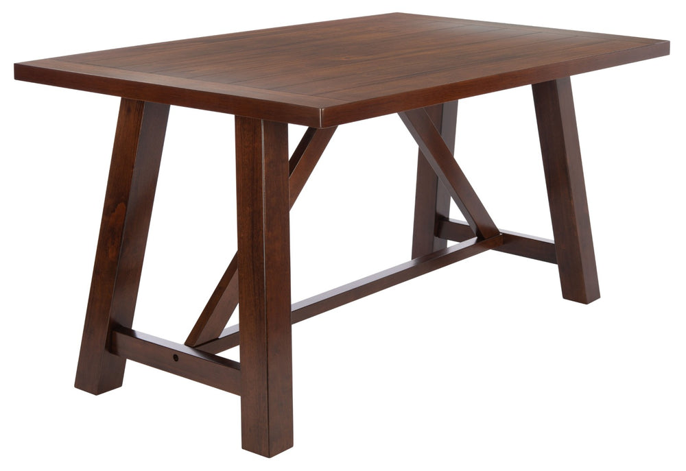 Safavieh Ainslee Rustic-Modern Rectangle Dining Table With Acacia Veneer, Seats 4-6, Perfect For Entertaining DTB9217A