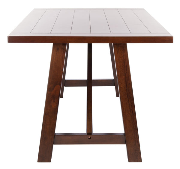 Safavieh Ainslee Rustic-Modern Rectangle Dining Table With Acacia Veneer, Seats 4-6, Perfect For Entertaining DTB9217A