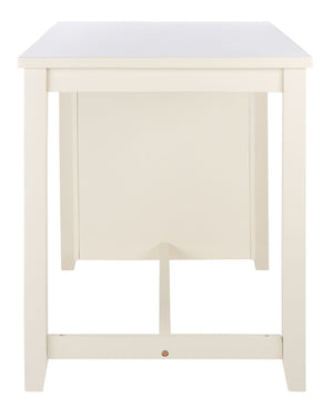 Safavieh Aero Modern Rectangle Counter Table: Asymmetric Design With Birch Veneer For Stylish Dining & Workspaces DTB9218A