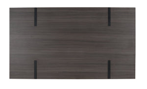 Safavieh Cael Dining Table - Modern Architectural Design With Durable Melamine Top And Stylish Metallic Base Charcoal / Black DTB9300C