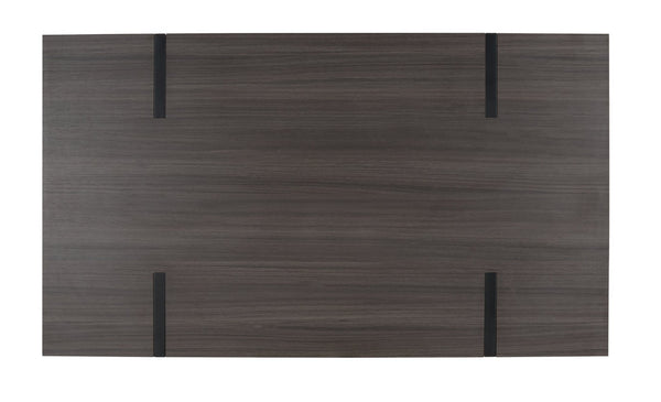 Safavieh Cael Dining Table - Modern Architectural Design With Durable Melamine Top And Stylish Metallic Base Charcoal / Black DTB9300C