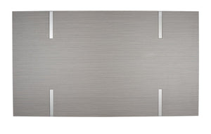 Safavieh Cael Dining Table - Modern Architectural Design With Durable Melamine Top And Stylish Metallic Base Grey / Silver DTB9300D