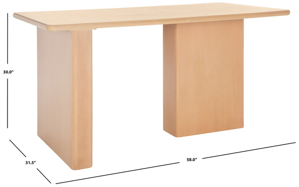 Safavieh Enyo Dining Table  Natural Wood DTB9700A