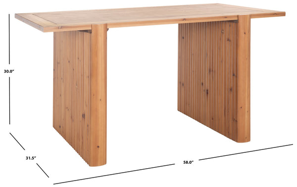 Safavieh Amell Dining Table Brown Wood DTB9701A