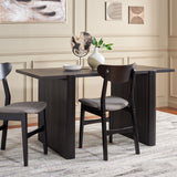 Safavieh Amell Dining Table Black Wood DTB9701B