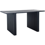 Safavieh Amell Dining Table Black Wood DTB9701B
