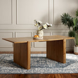 Safavieh Buckley 78" Dining Table Natural Mdf DTB9702A