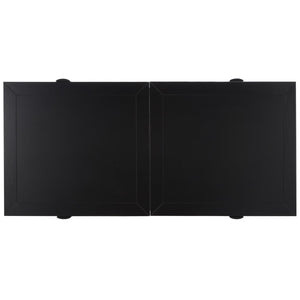 Safavieh Buckley 78" Dining Table Black Mdf DTB9702B