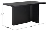 Safavieh Assana Dining Table Black Mdf DTB9703A