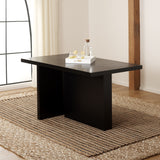 Safavieh Assana Dining Table Black Mdf DTB9703A