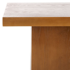 Safavieh Assana Dining Table Natural Brown Mdf DTB9703C