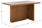 Safavieh Assana Dining Table Natural Brown Mdf DTB9703C