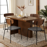 Safavieh Assana Dining Table Natural Brown Mdf DTB9703C