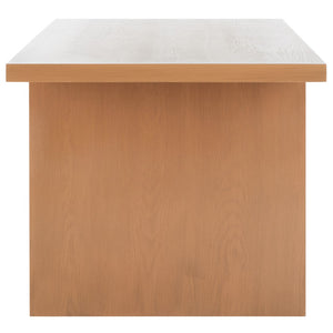 Safavieh Assana Dining Table - Modern Sculptural Design With Offset Legs For A Striking Contemporary Look Sand DTB9703D