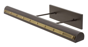 House Of Troy Directwire Elegant 36" Led Picture Lights - Classic Traditional Design With Decorative Accents Mahogany Bronze With Antique Brass Accents Metal Dtrledz36-mb/Ab