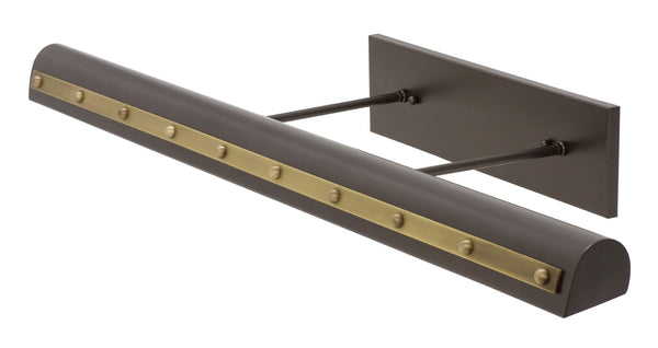 House Of Troy Directwire Elegant 36" Led Picture Lights - Classic Traditional Design With Decorative Accents Mahogany Bronze With Antique Brass Accents Metal Dtrledz36-mb/Ab