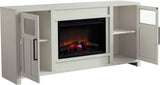 Finnegan White 68" Fireplace Console MTT1942-WHI Aspenhome