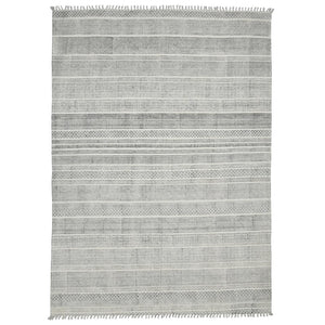 Amer Rugs Dune Hand-woven Distressed Geometric Cotton Runner Rug - Elevate Your Cozy Space With Style Charcoal Cotton Dun10203
