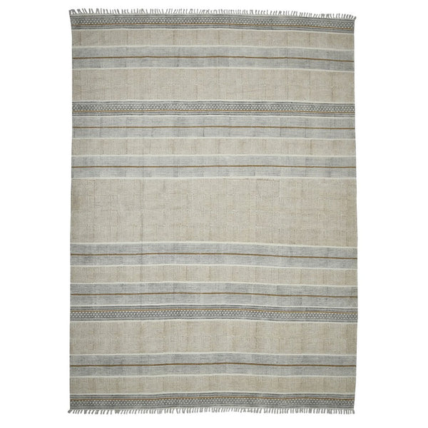 Amer Rugs Dune Hand-woven Distressed Geometric Cotton Runner Rug - Elevate Your Cozy Space With Style Brown Cotton Dun30305