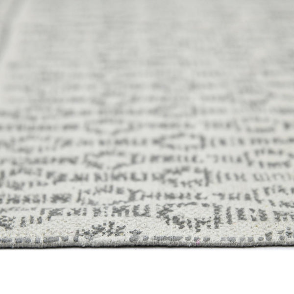 Amer Rugs Dune Hand-woven Distressed Geometric Cotton Runner Rug - Elevate Your Cozy Space With Style Gray Cotton Dun50576