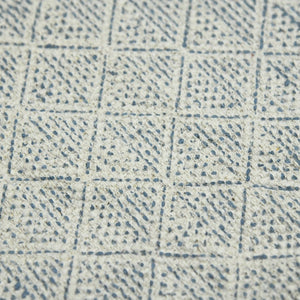 Amer Rugs Dune Hand-woven Distressed Geometric Flat-weave Cotton Runner Rug For Cozy Living Spaces Blue Cotton Dun60576